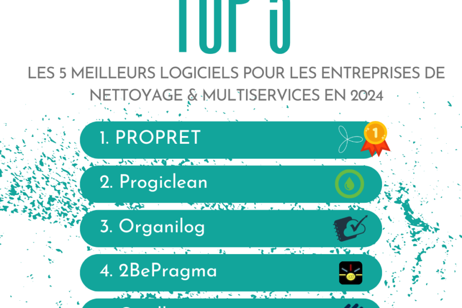 Logiciel de nettoyage : Les 5 meilleurs logiciels pour entreprise de propreté & multiservices en 2024
