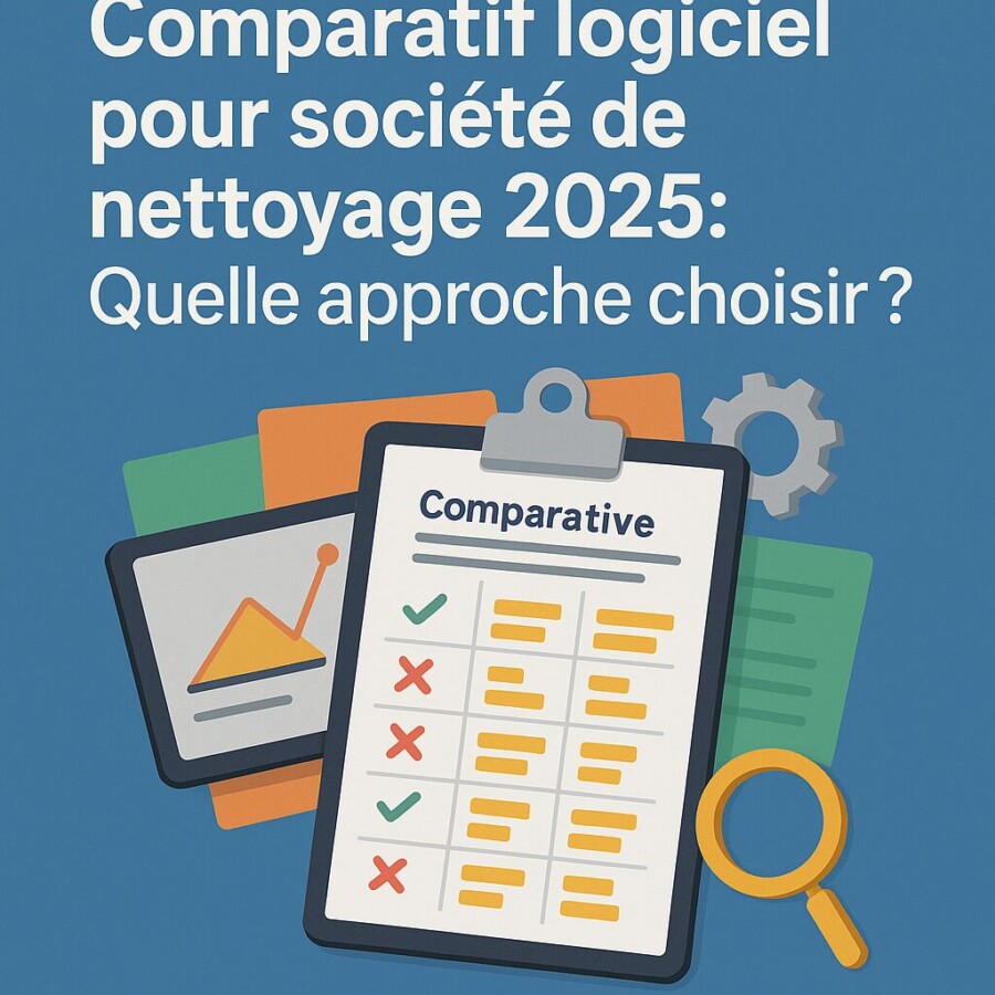 Comparatif logiciel pour société de nettoyage 2025 : Quelle approche choisir ?