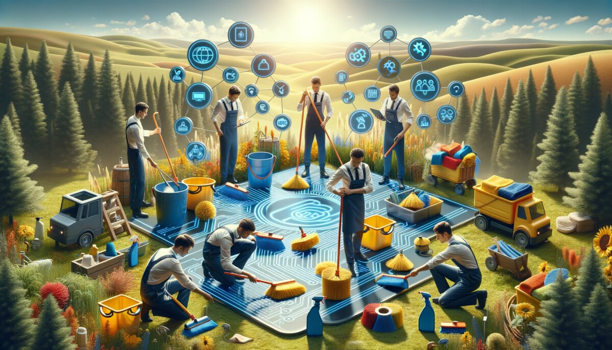 Découvrez comment la transformation numérique impacte le secteur des services de - transformation numérique, secteur nettoyag