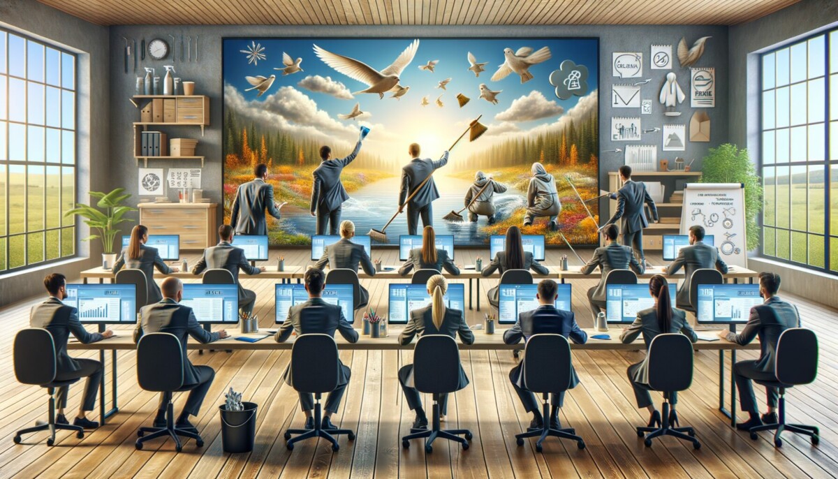 Cet article présente des stratégies efficaces pour former votre personnel à util - formation logiciel, équipe nettoyage, adop