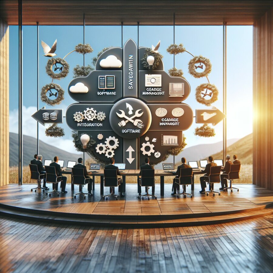 Explorez les meilleures pratiques pour intégrer un nouveau logiciel de gestion d - intégration logicielle, formation, gestion