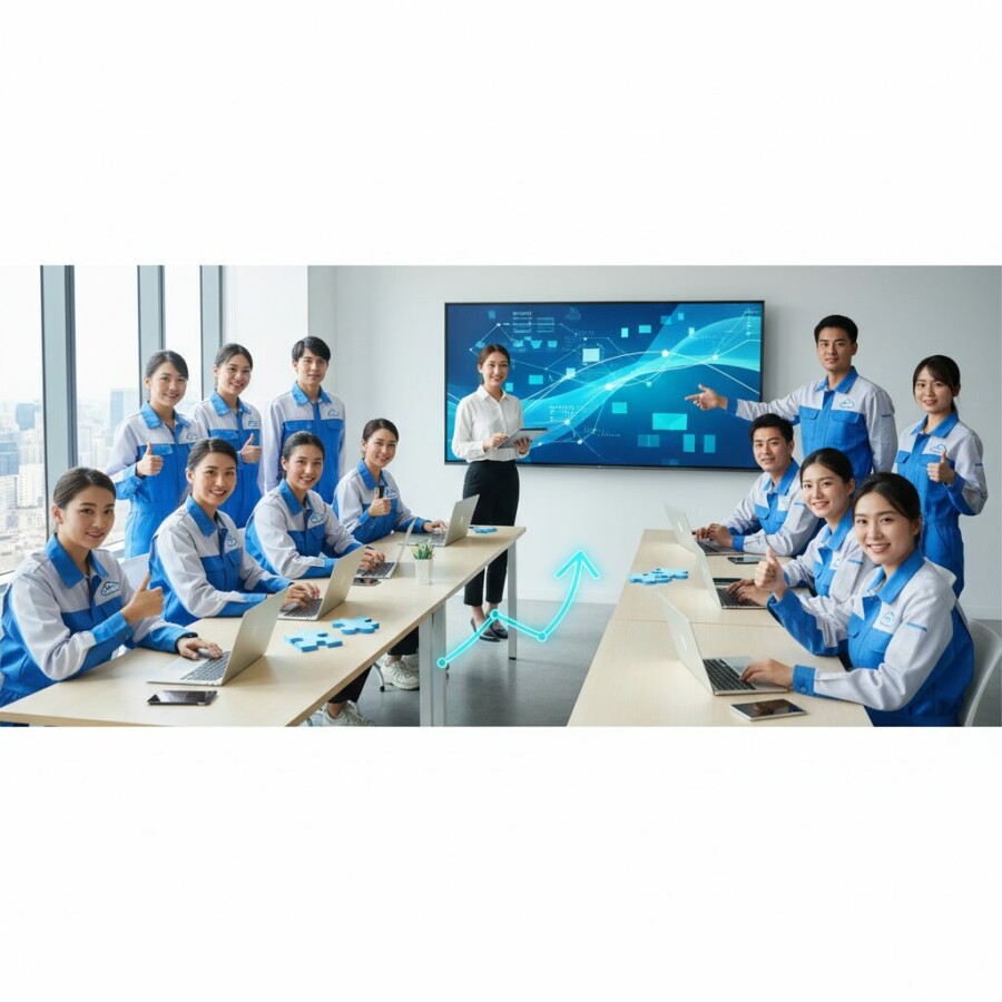 Apprenez comment former efficacement vos équipes à l'utilisation d'un nouveau lo - formation logiciel, équipes propreté, enga