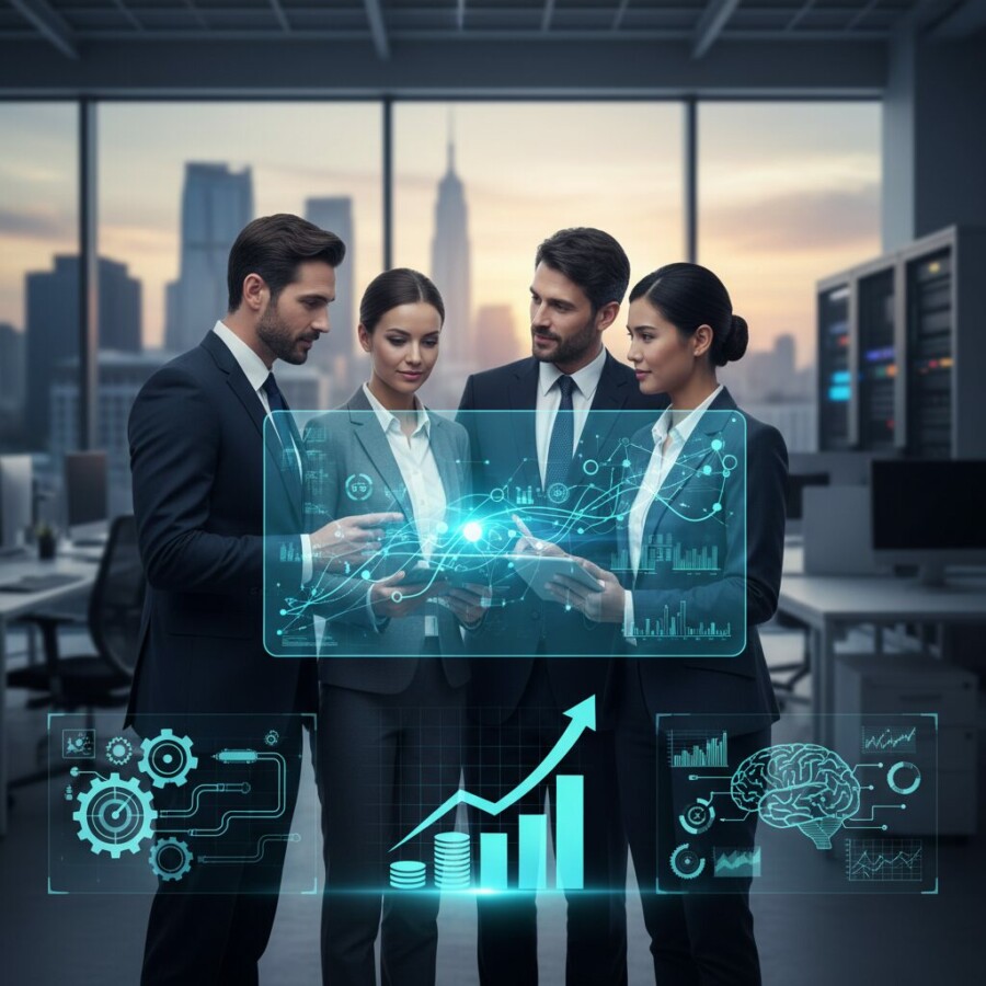 Analysez les différents moyens par lesquels un logiciel de gestion peut améliore - rentabilité, logiciel multiservices, réduc