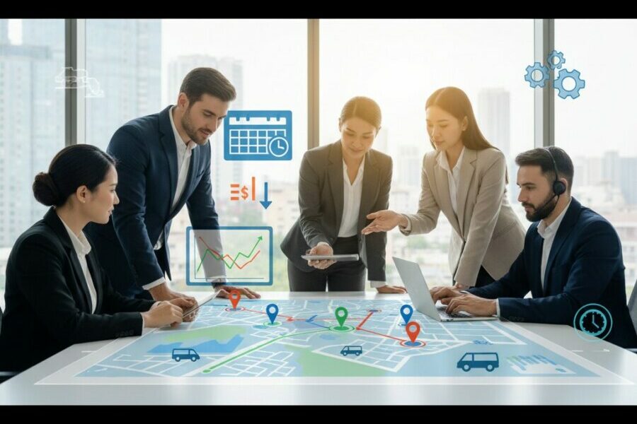 Découvrez comment les responsables d'exploitation peuvent réduire drastiquement - coûtsdéplacement, optimisationtournées, ges