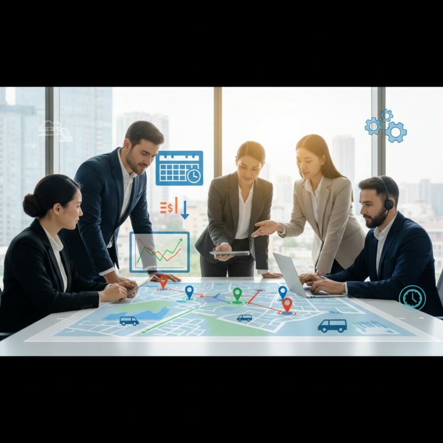 Découvrez comment les responsables d'exploitation peuvent réduire drastiquement - coûtsdéplacement, optimisationtournées, ges