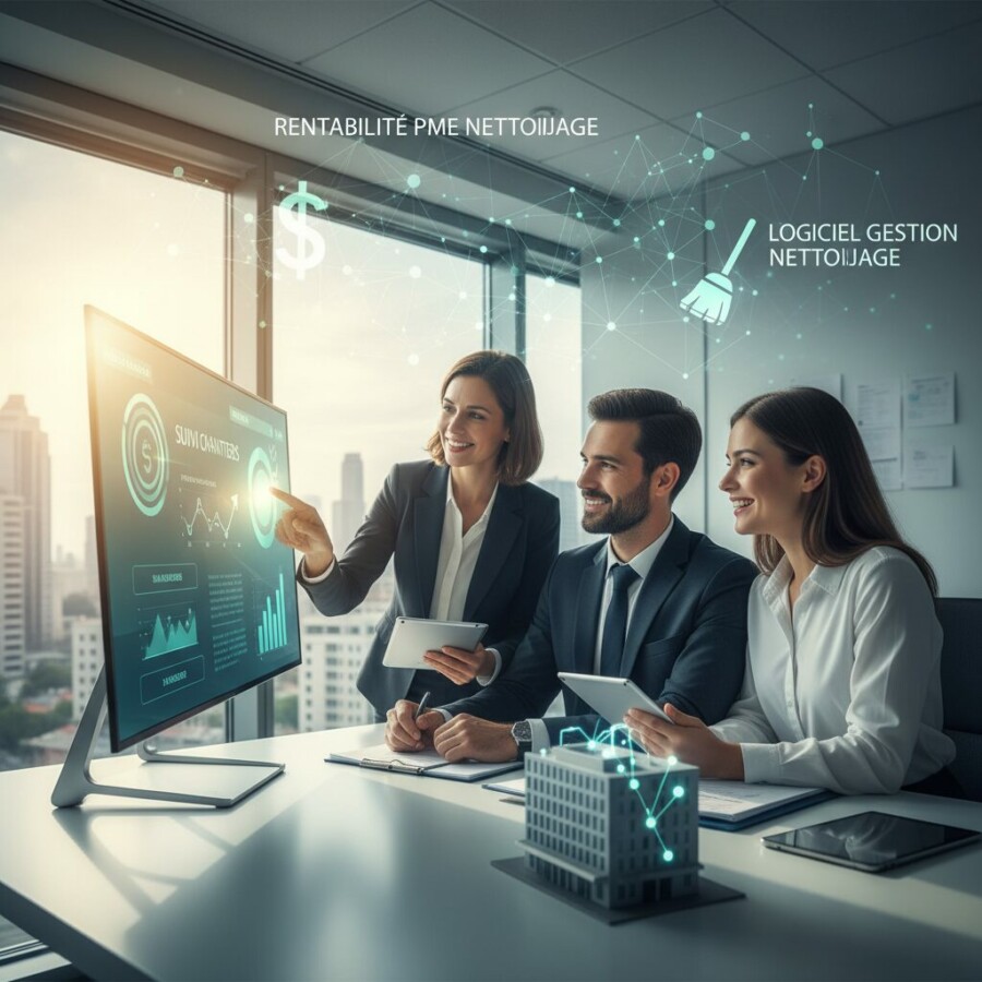 Découvrez une étude de cas approfondie montrant comment une PME a utilisé un log - suivichantiers, rentabilitéPMEnettoyage, l
