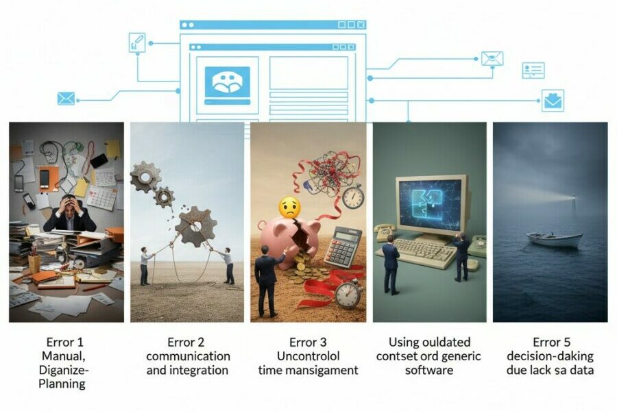 Découvrez les 5 pièges courants qui freinent les TPE de services multiservices e - erreurs gestion interventions, multiservic