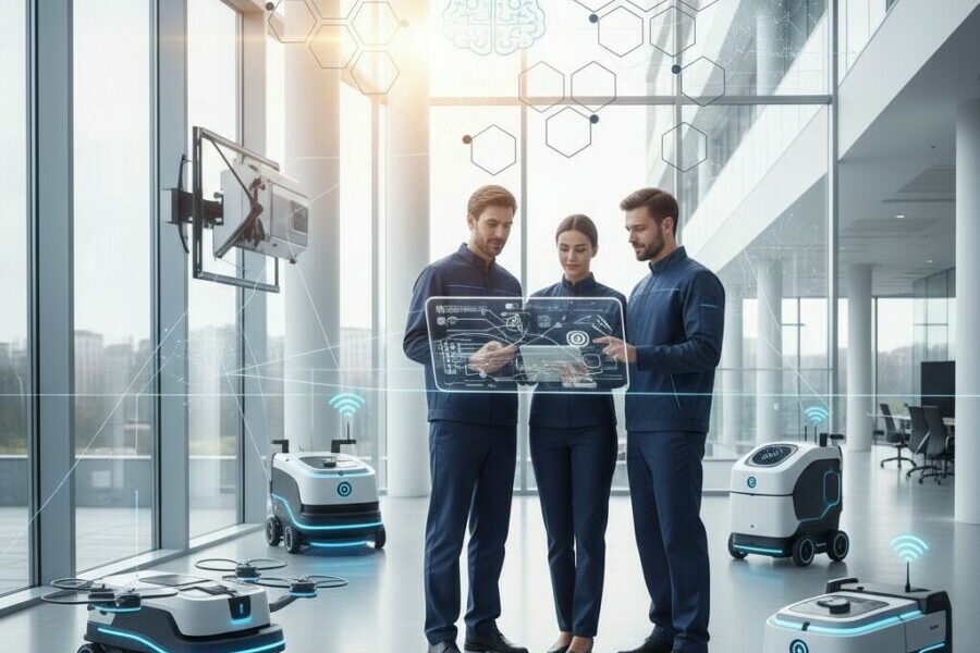 Découvrez comment l'intégration des objets connectés (IoT) et de l'intelligence - objetsconnectésnettoyage, IAgestionpropreté