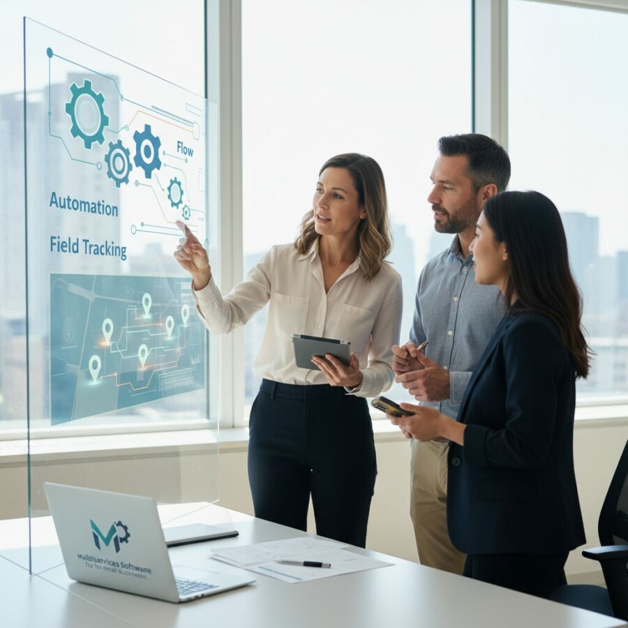 Découvrez un guide pas-à-pas pour les TPE multiservices désirant implémenter un - automatisationinterventions, suiviterrain20