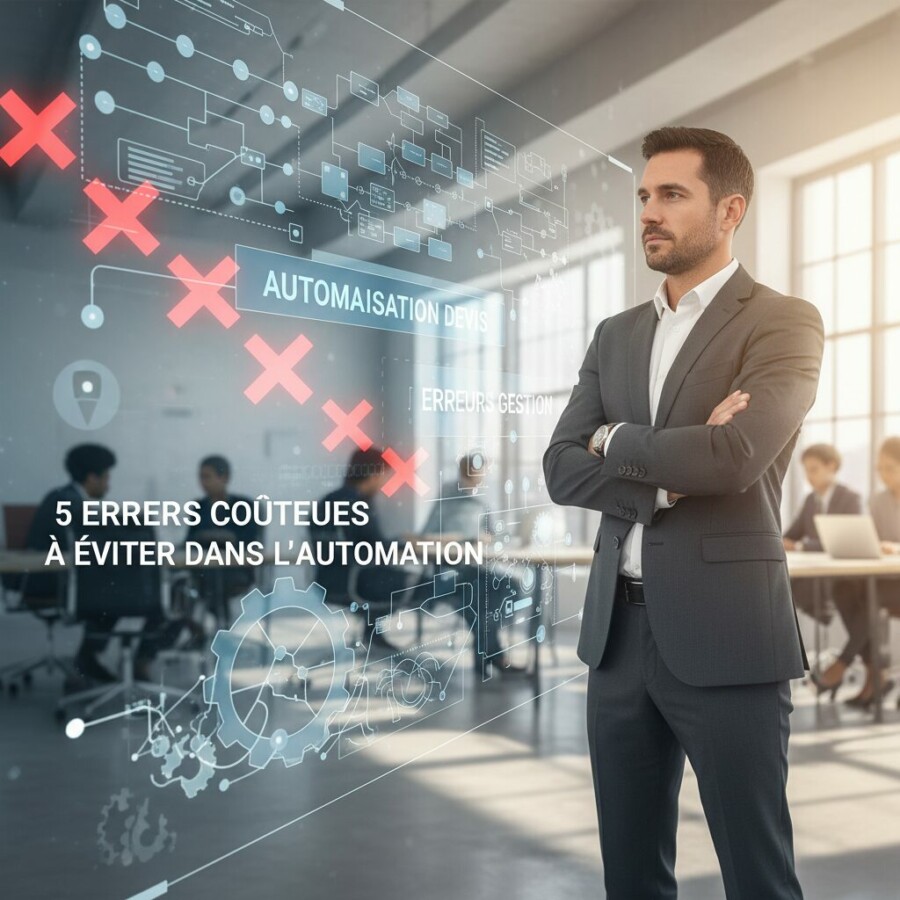 Découvrez les pièges les plus courants lors de la mise en place d'un système d'a - automatisationdevis, multiservices, erreur