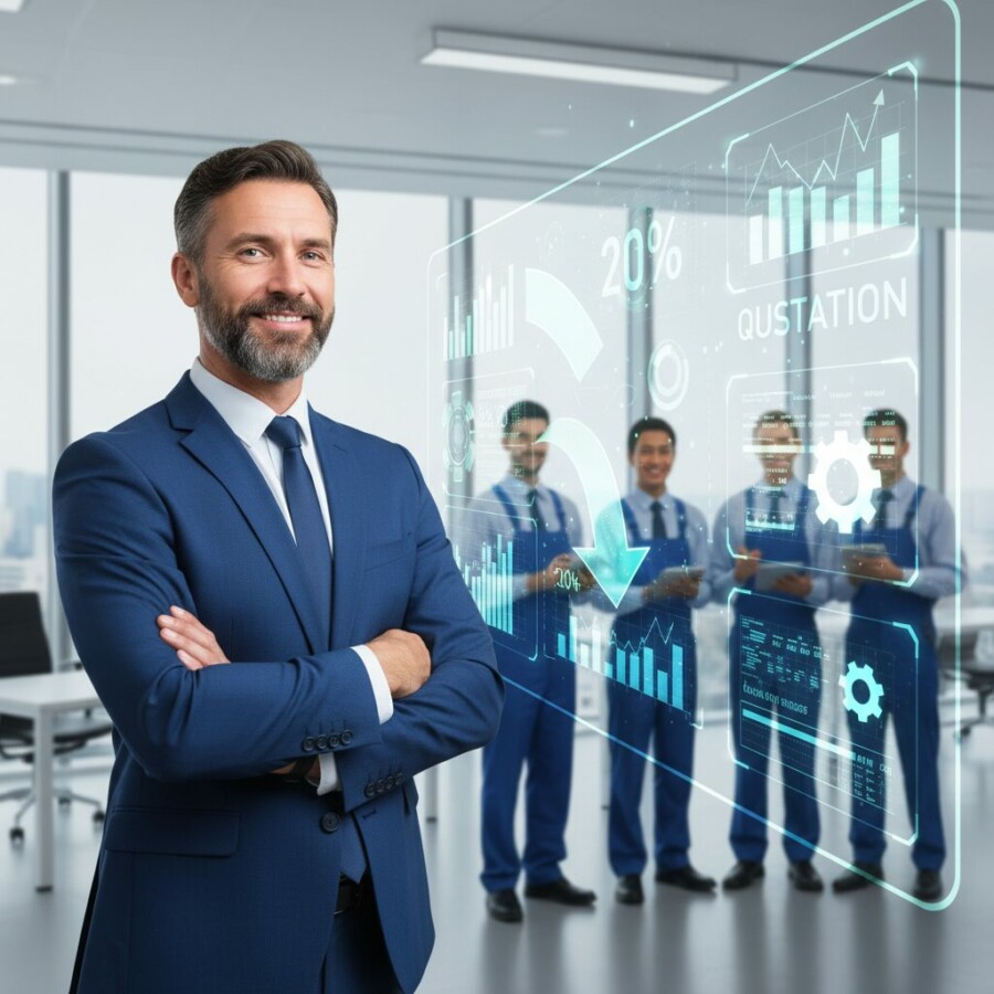 Découvrez l'étude de cas détaillée d'une entreprise de nettoyage ayant implément - coûtsopérationnels, automatisationdevis, c