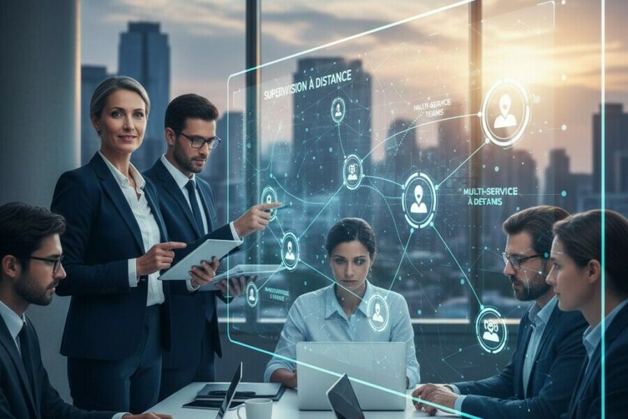 Découvrez des stratégies innovantes et des outils de contrôle pour responsables - supervisionàdistance, équipesmultiservices,