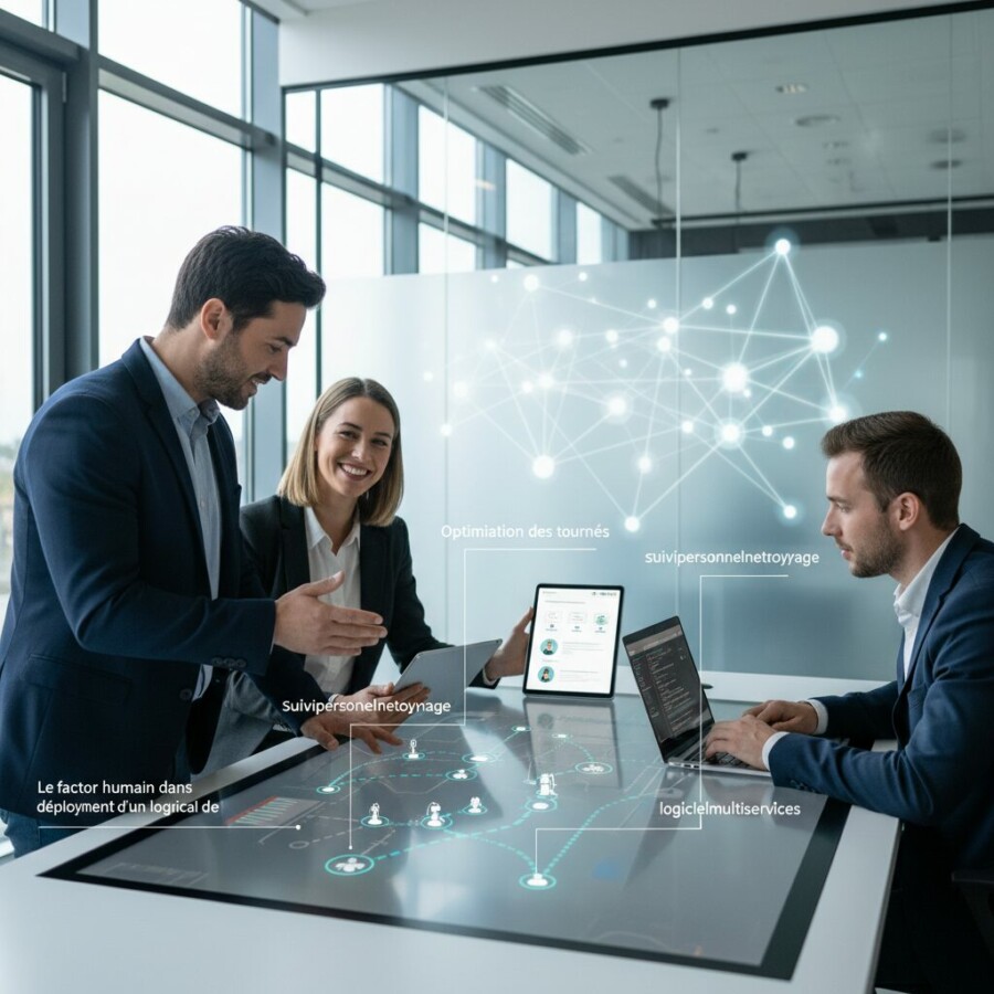 Analyse approfondie de l'intégration réussie, ou non, des outils de planificatio - suivipersonnelnettoyage, logicielmultiserv