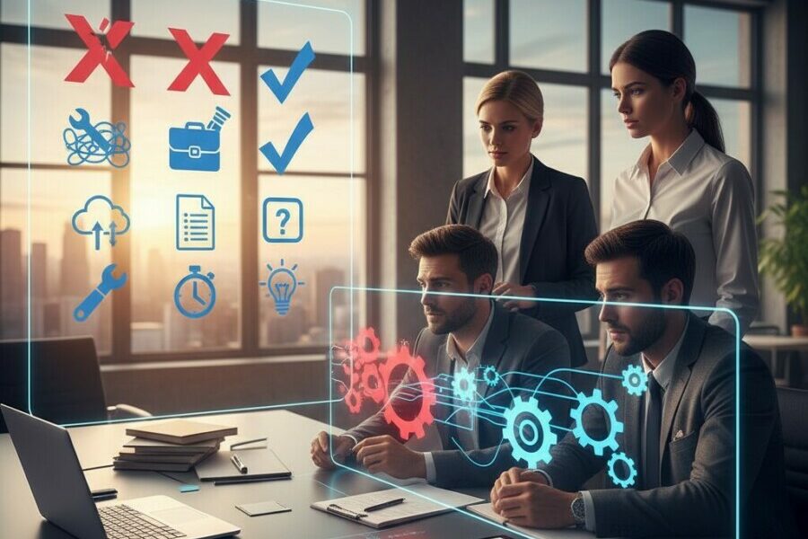 Découvrez les 5 erreurs les plus coûteuses que les PME du secteur multiservices - gestion multiservices pme, logiciel d'inter