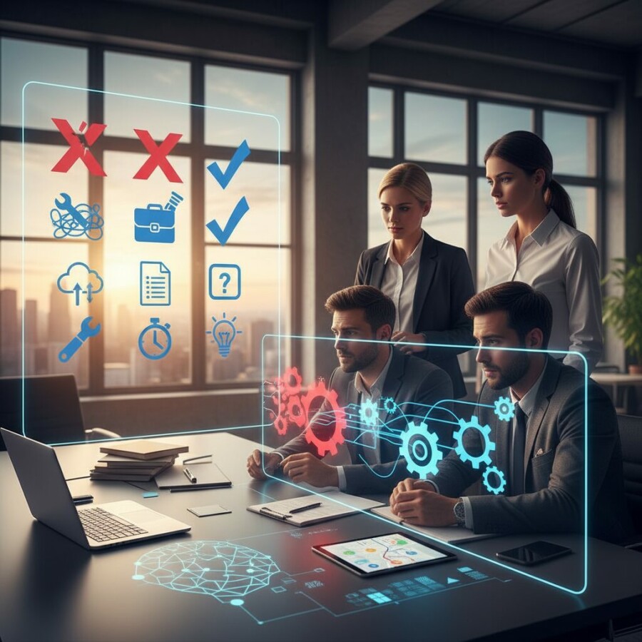 Découvrez les 5 erreurs les plus coûteuses que les PME du secteur multiservices - gestion multiservices pme, logiciel d'inter