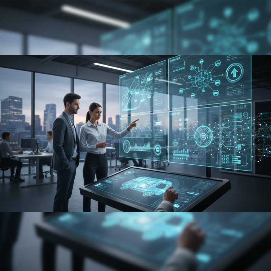 Découvrez comment les technologies embarquées et l'IA dans les logiciels de gest - logicielgestionflotte, maintenanceprédicti