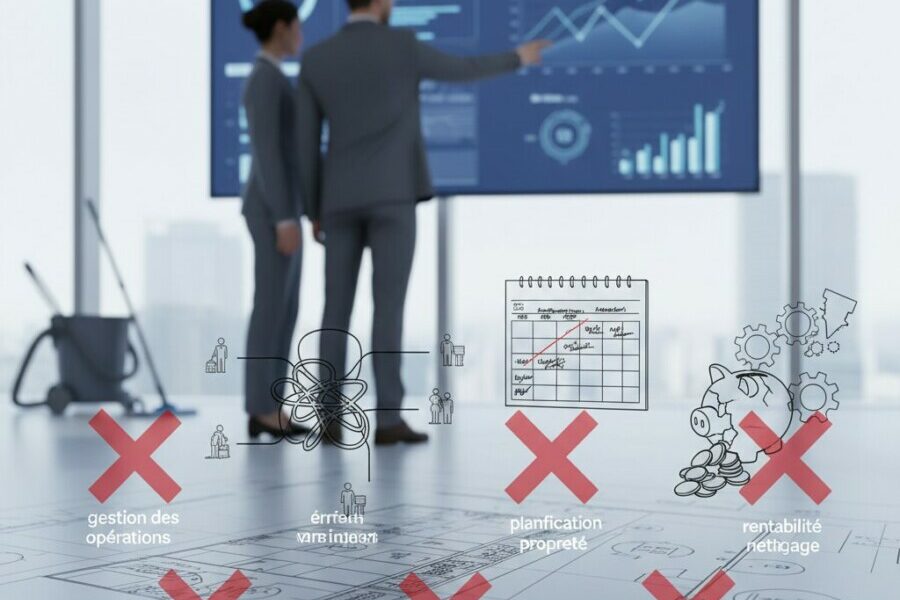 Une liste des erreurs opérationnelles les plus fréquentes dans le secteur de la - gestion des opérations nettoyage, erreurs p
