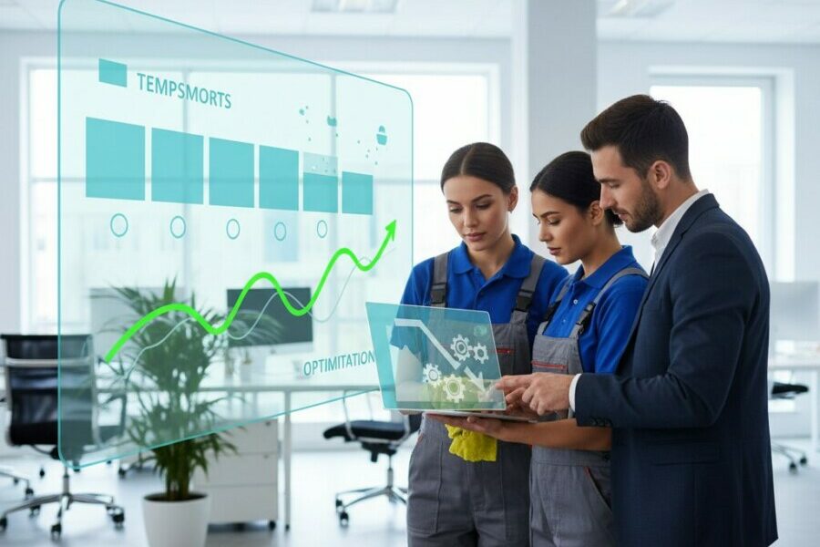 Explorez une étude de cas concrète démontrant comment une PME du secteur multise - logicielgestionpropreté, tempsmortsnettoya