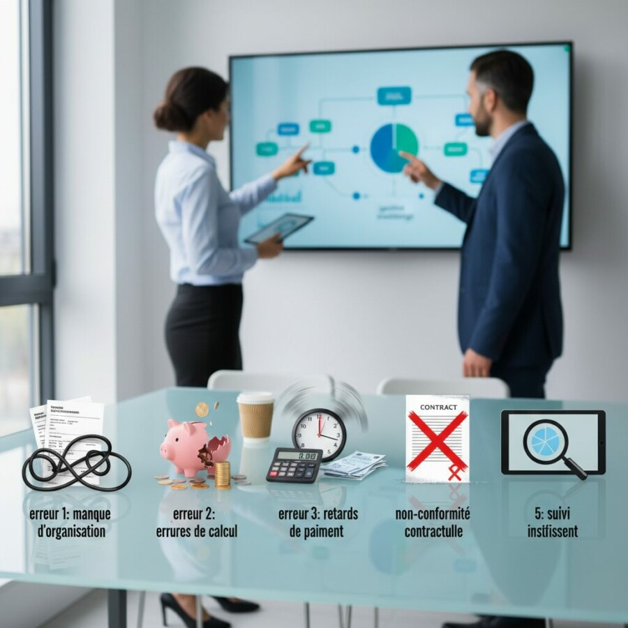 Découvrez les cinq erreurs les plus fréquentes en facturation dans le secteur de - logiciel facturation propreté, gestion fin