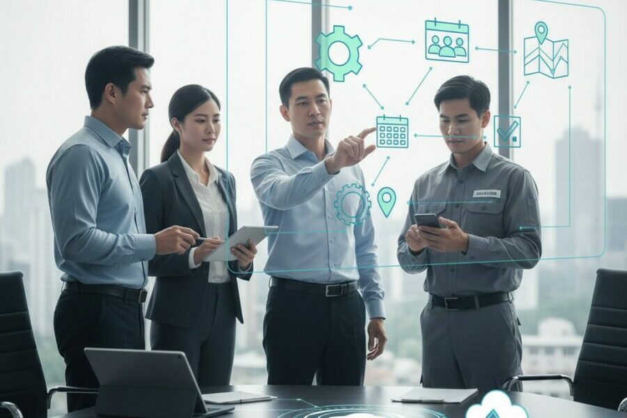 Optimisation de la gestion du personnel et du suivi des interventions grâce aux - automatisationprocessus, gestionpersonnelne