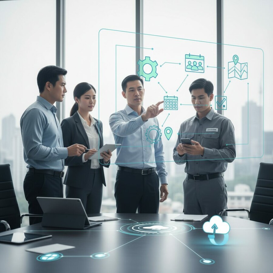 Optimisation de la gestion du personnel et du suivi des interventions grâce aux - automatisationprocessus, gestionpersonnelne