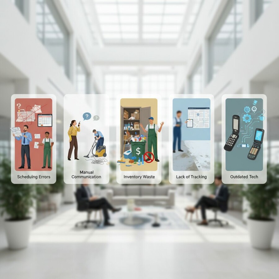 Découvrez les pièges courants dans la gestion d'entreprise de propreté et commen - gestion équipes nettoyage, automatisation